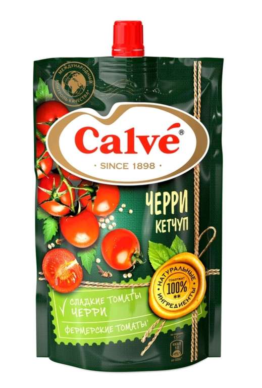 Кетчуп Calve с помидорами черри 350 г