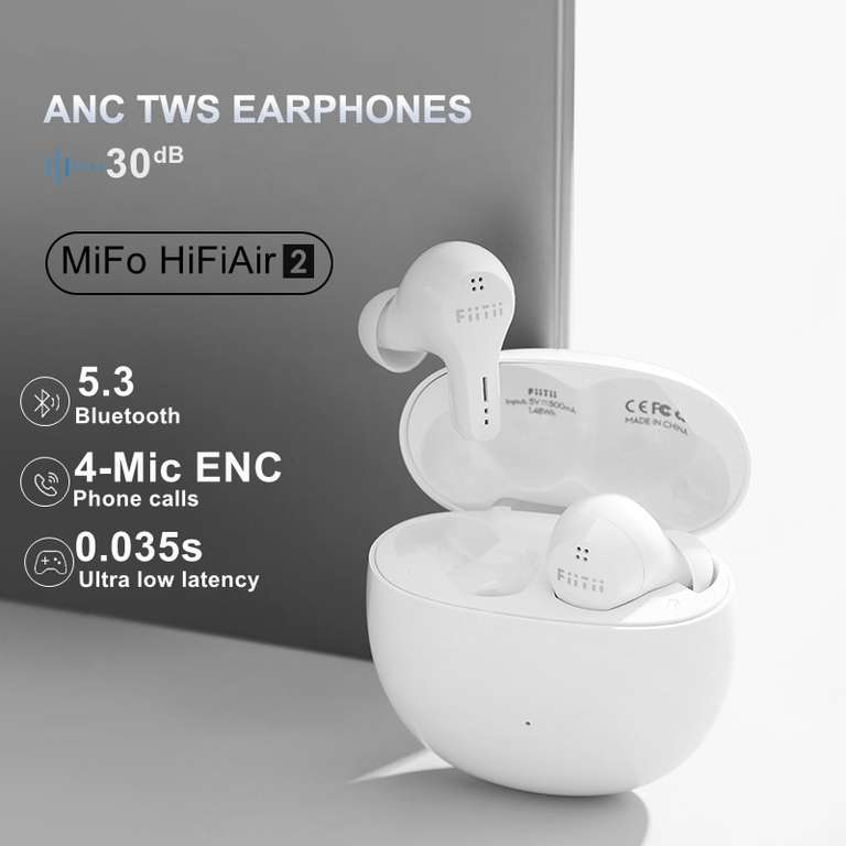 TWS Mifo HiFi Air 2: Bluetooth 5.3/ANC/Low Latency