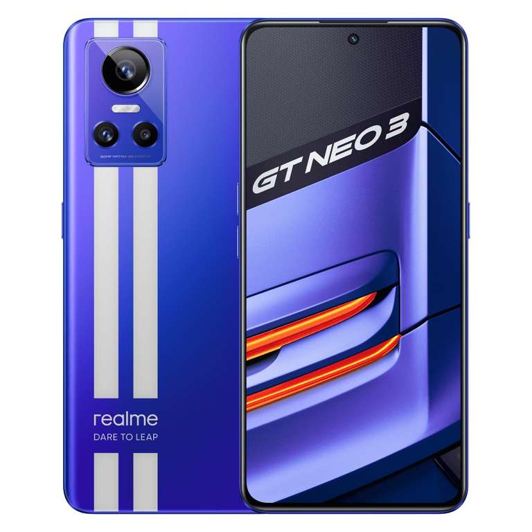 Realme GT NEO 3 (12/256 Гб, Amoled 120гц, Зарядка 150ватт, камера с оптостабом, китайская прошивка)