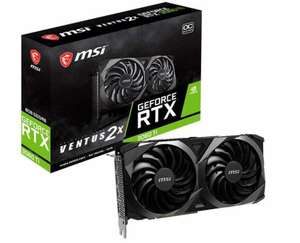 Видеокарта MSI NVIDIA GeForce RTX 3060 Ti 8 ГБ (RTX 3060 TI VENTUS 2X 8G OCV1)