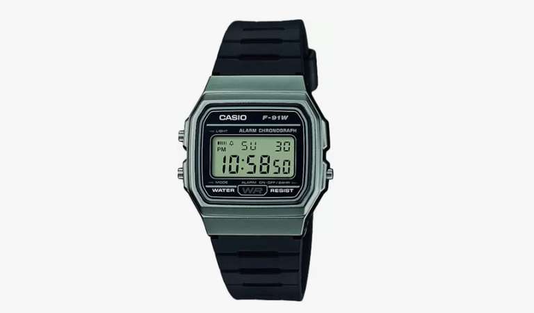 Наручные часы электронные мужские Casio Collection F-91WM-1B (Кэшбэк 89%)