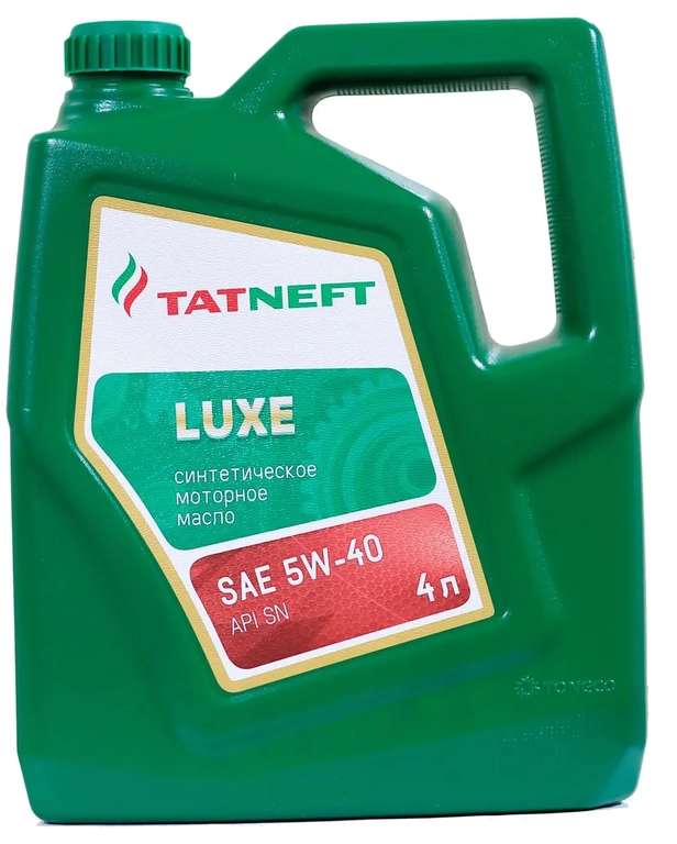 Масло моторное, синтетическое TATNEFT Luxe 5W-40, 4 л (цена с ОЗОН картой)