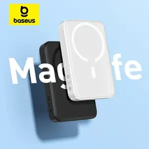 Внешний аккумулятор Baseus Magnetic Mini Power Bank 10000 мАч с магнитным беспроводным ЗУ + кабель 60 Вт Type-C