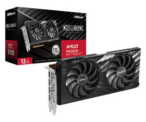 ASRock Видеокарта Radeon RX 7700 XT 12 ГБ (Озон карта)