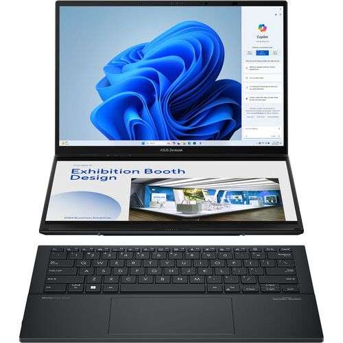 ASUS Zenbook Duo Touchscreen Laptop (2024) UX8406 14", Intel Core Ultra 7 155H, RAM 16 ГБ, SSD 1024 ГБ (с картой OZON)