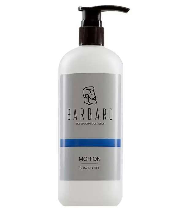 Непенящийся прозрачный гель для бритья Barbaro Shaving Gel Morion 500 мл