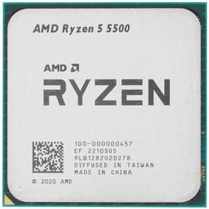 Процессор Ryzen5 5500 BOX с кулером (с Озон картой, из-за рубежа)