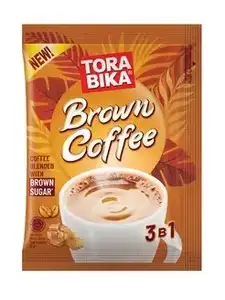 Кофейный напиток 3в1 Torabika Brown Coffee, 20 саше по 25 г, 500 г