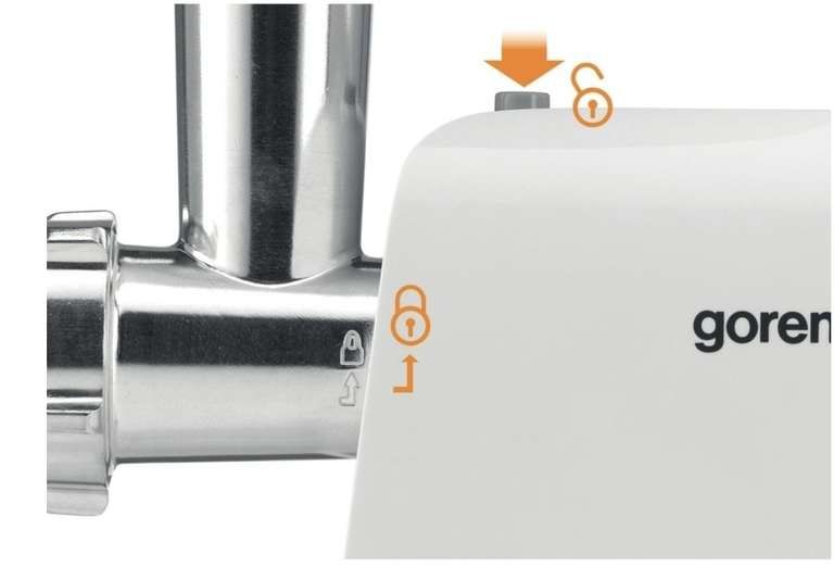 Мясорубка электрическая Gorenje MG1602W, 1600 Вт