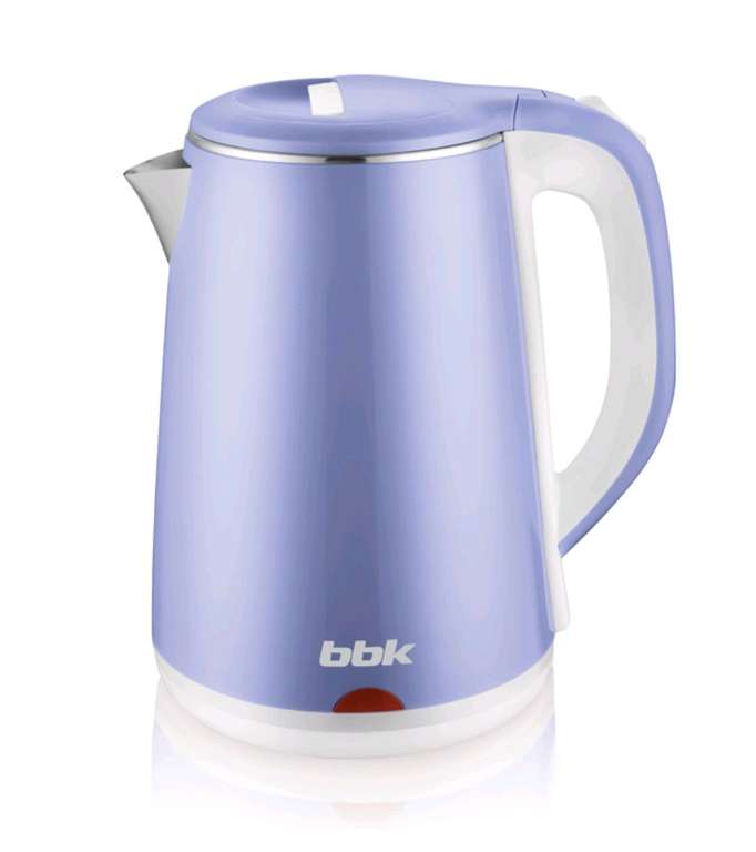 Чайник электрический BBK EK2001P, 2 литра, 2,2кВт, голубой