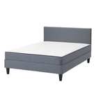 Кровать ИКЕА СЭБЁВИК, размер (ДхШ): 203х160 см, цвет: висле серый