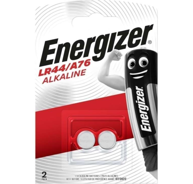 Батарея Energizer Alkaline LR44/A76 1,5V 2 шт