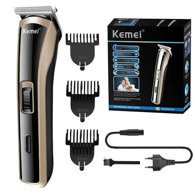 Электрическая машинка для стрижки волос Kemei 418 (до 60 минут работы)