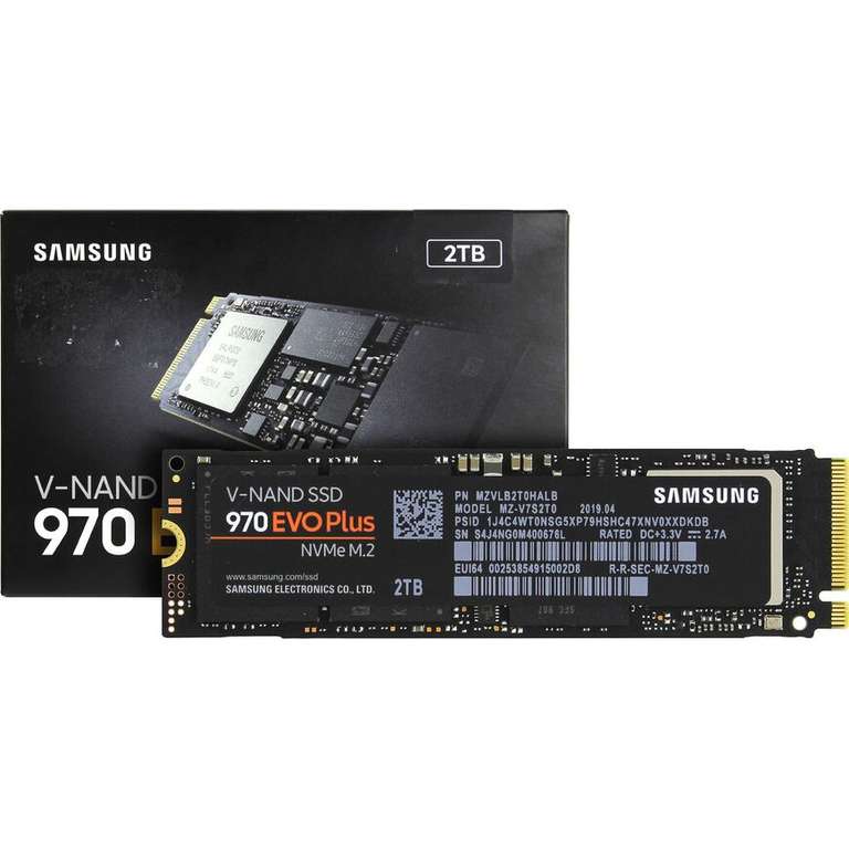 SSD диск Samsung 970 EVO Plus 2ТБ (при оплате через СБП)
