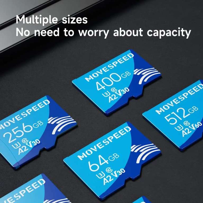 Карта MicroSD MOVESPEED U3, 256 Гб