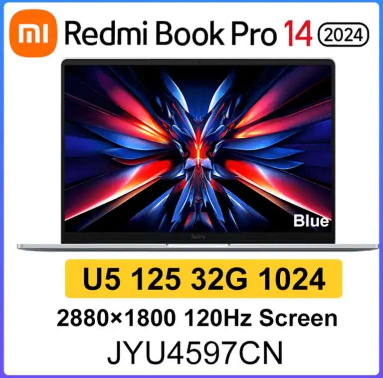 Ноутбук Xiaomi Redmibook Pro 14 2024 14" Ultra 5/7 32/1 Tb без пошлины