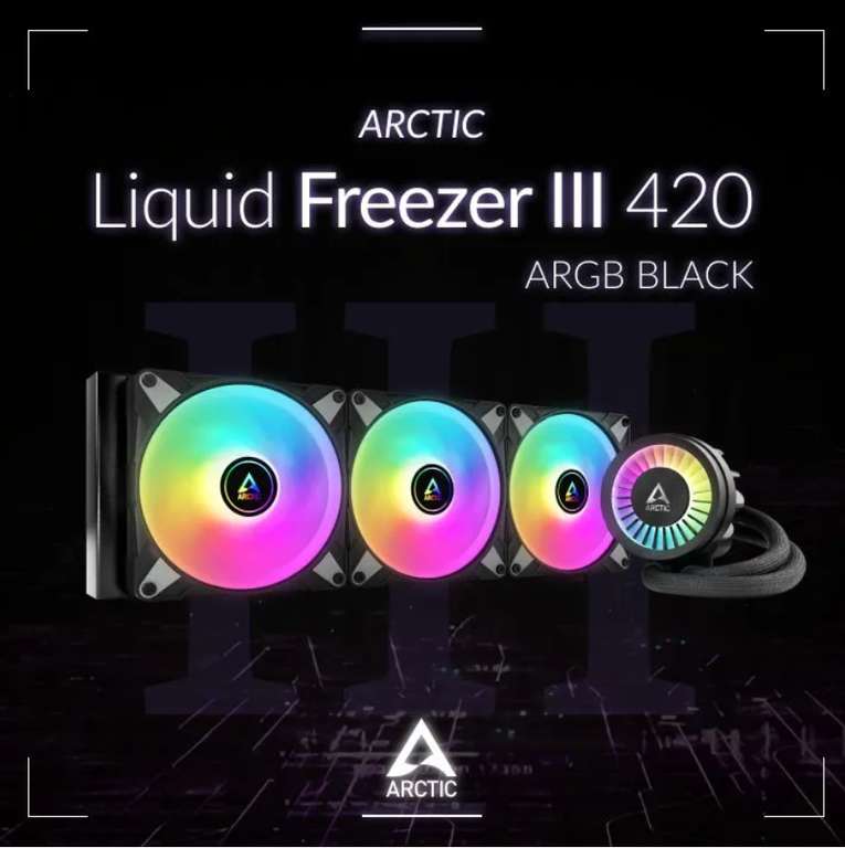 СЖО Arctic Liquid Freezer III 420 ARGB Black (с Озон картой)