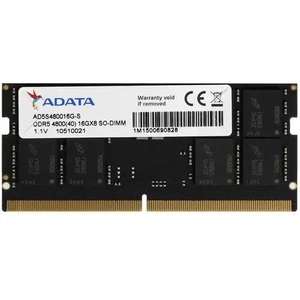 Оперативная память so-dimm DDR5, ADATA, 4800, 16гб (цена с озон картой)