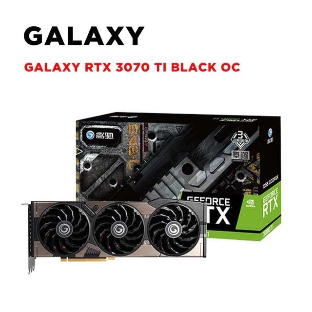 Видеокарта GALAXY NVIDIA RTX 3070TI GDDR6X 8 ГБ 256bit PCI Express 4,0 16X