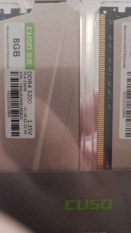 Оперативная память Cuso DDR4 8GBx2 3200MHz