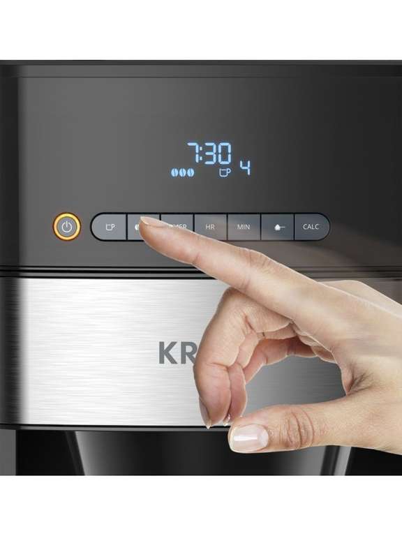Капельная кофеварка Krups Grind Aroma KM832810