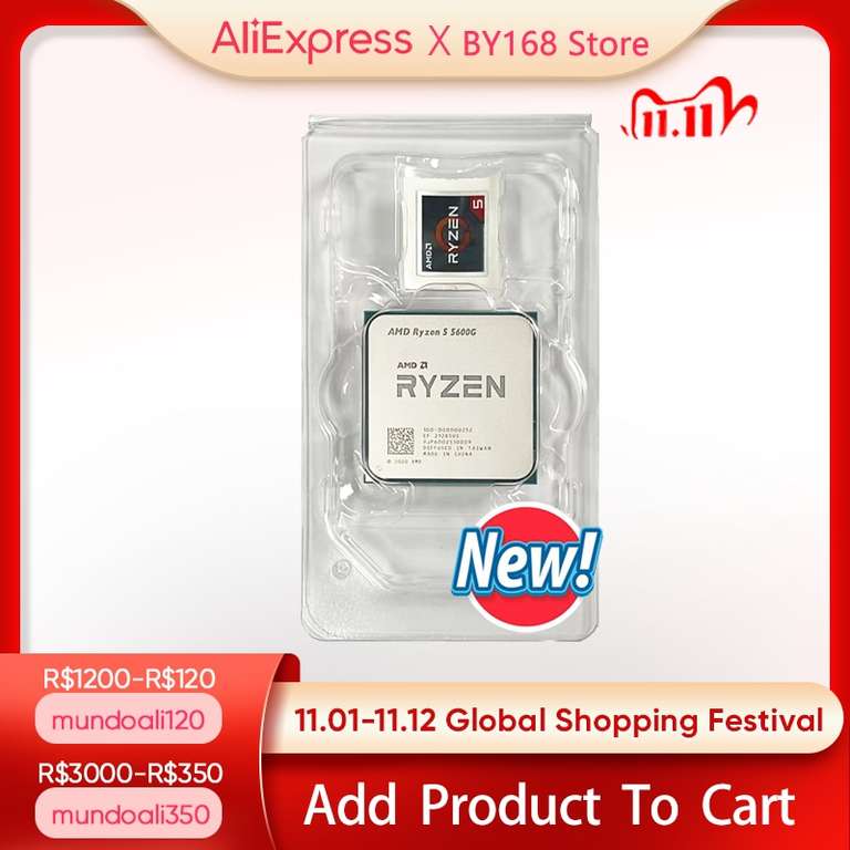 Процессор AMD Ryzen 5 5600G AM4,New