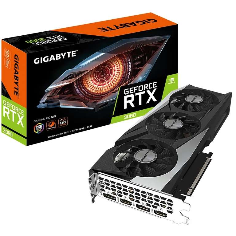 Видеокарта Gigabyte GeForce RTX 3060 8 ГБ