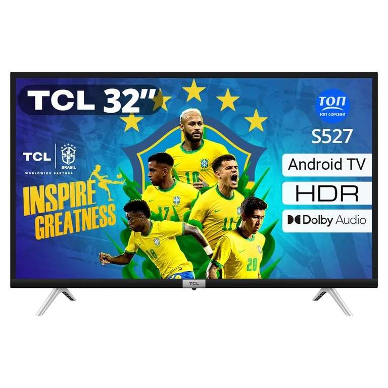 Телевизор TCL 32S527 32" HD, (при оплате Ozon Картой)