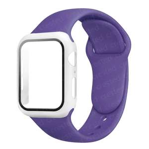 Стекло + чехол + ремешок для Apple Watch band 42 мм (цвет Purple)