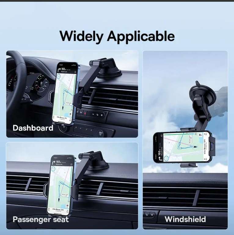 Автомобильный держатель для телефона BASEUS Car Phone Holder Sucker