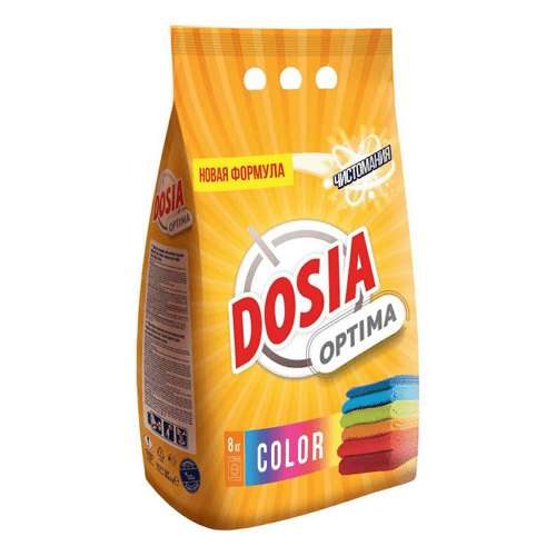 Стиральный порошок Dosia Optima Color 8 кг для всех видов тканей