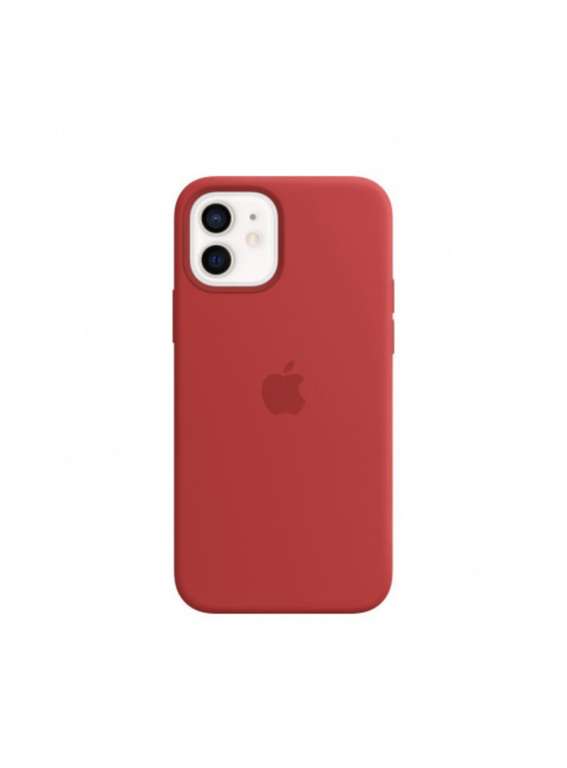 Чехол Apple Silicone Case with MagSafe для iPhone 12 / 12 Pro (PRODUCT)RED (1499₽ для новых пользователей)