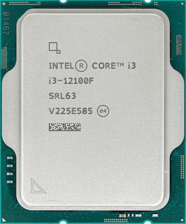 Процессор Intel Core i3 12100f (с картой Ozon)