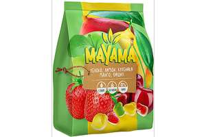 [Не Везде] Мармелад жевательный «Mayama» с соком манго, клубники, лимона, вишни, яблок, 250 г