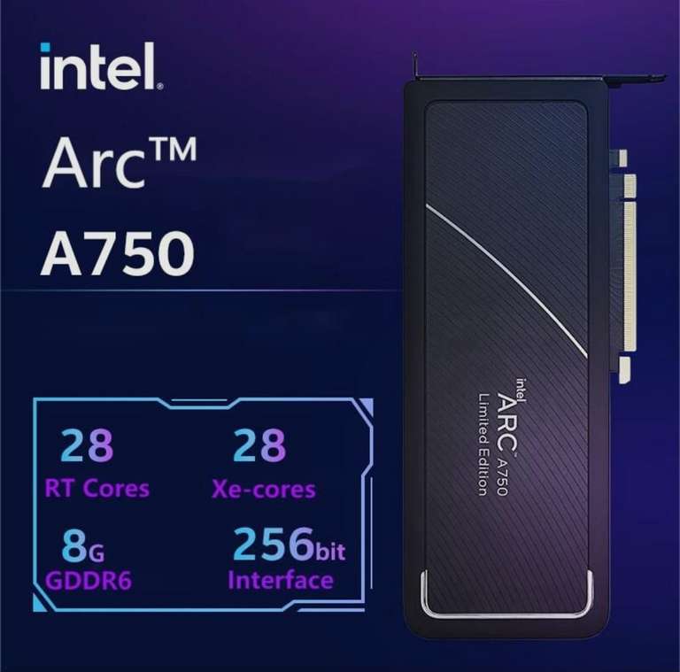 Видеокарта Intel Arc A750 (JD, из-за рубежа)