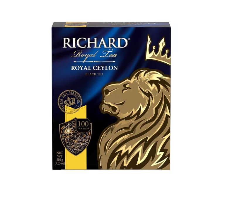 [МСК и возм др] Чай Richard Royal Ceylon черный 100 пакетиков