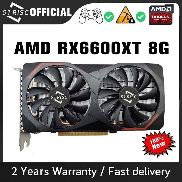 Видеокарта 51RiSC AMD RX6600XT 8Gb
