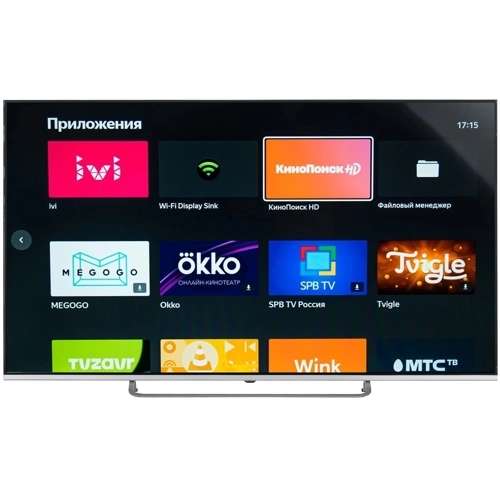 Телевизор DEXP U65H8051E/G 65", 4K, Yandex TV