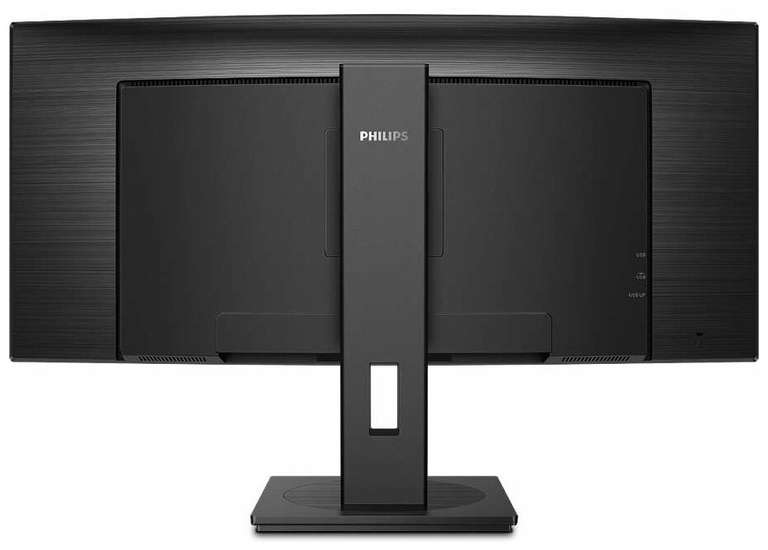 Монитор Philips 345B1C (3440x1440@100 Гц, VA, 5 мс, 3000:1, 300 Кд/м², 178°, HDMI, DisplayPort, USB х4 шт, изогнутый)