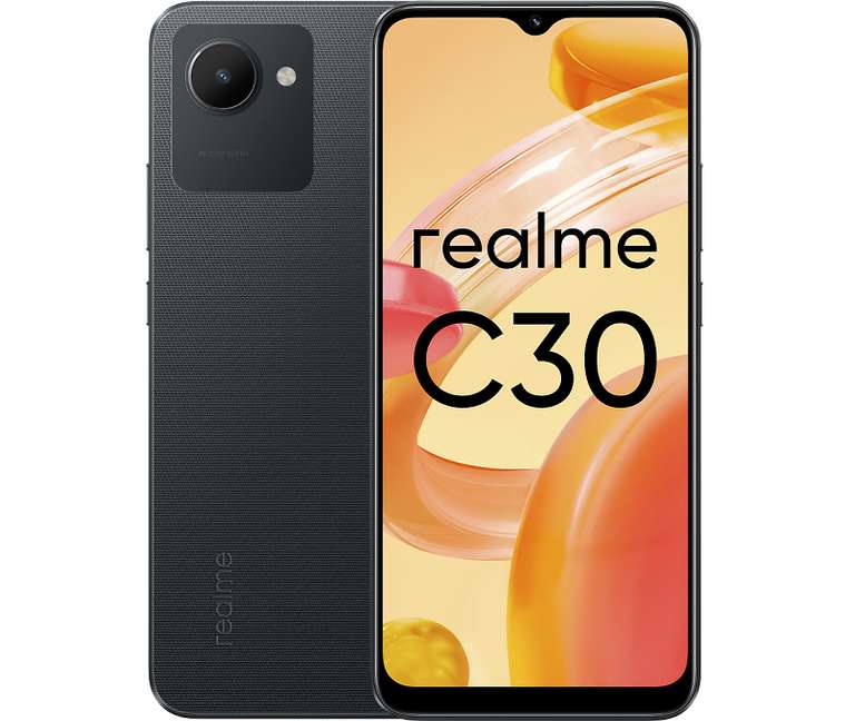 Смартфон Realme C30 (2/32гб) (смартфон 3999₽ + аксессуар на 100₽)