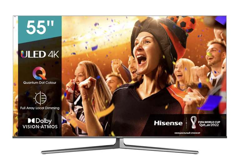Ultra HD (4K) LED телевизор 55" Hisense 55U8GQ Smart TV