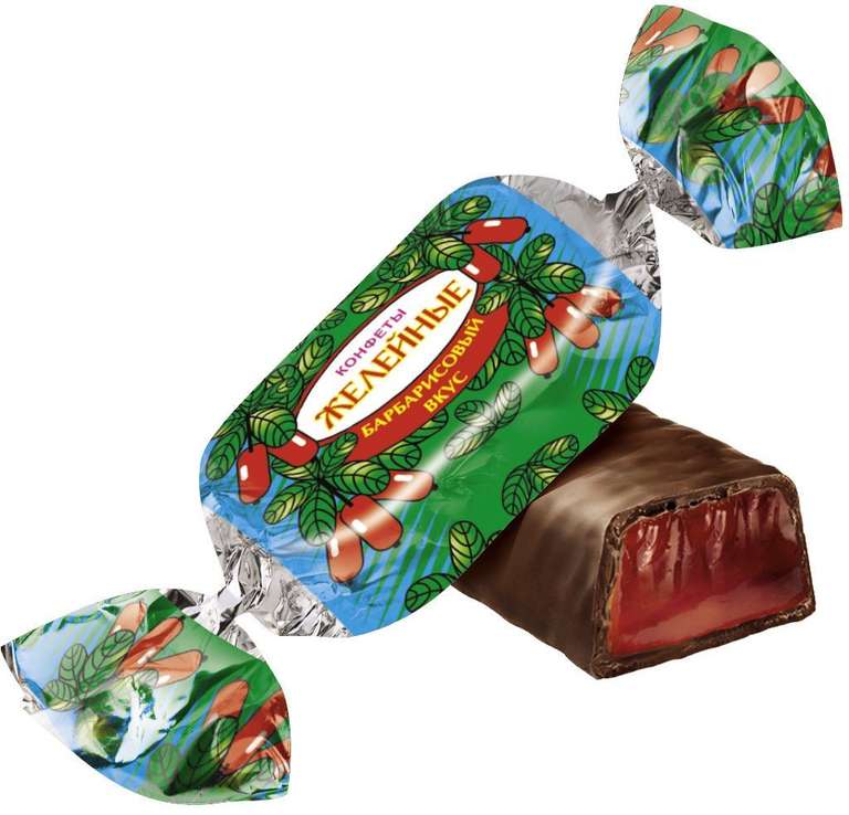 Конфеты шоколадные Красный Октябрь Желейные, с барбарисом, 250 г (77₽ при оплате Ozon Картой) (в описании по 70₽)