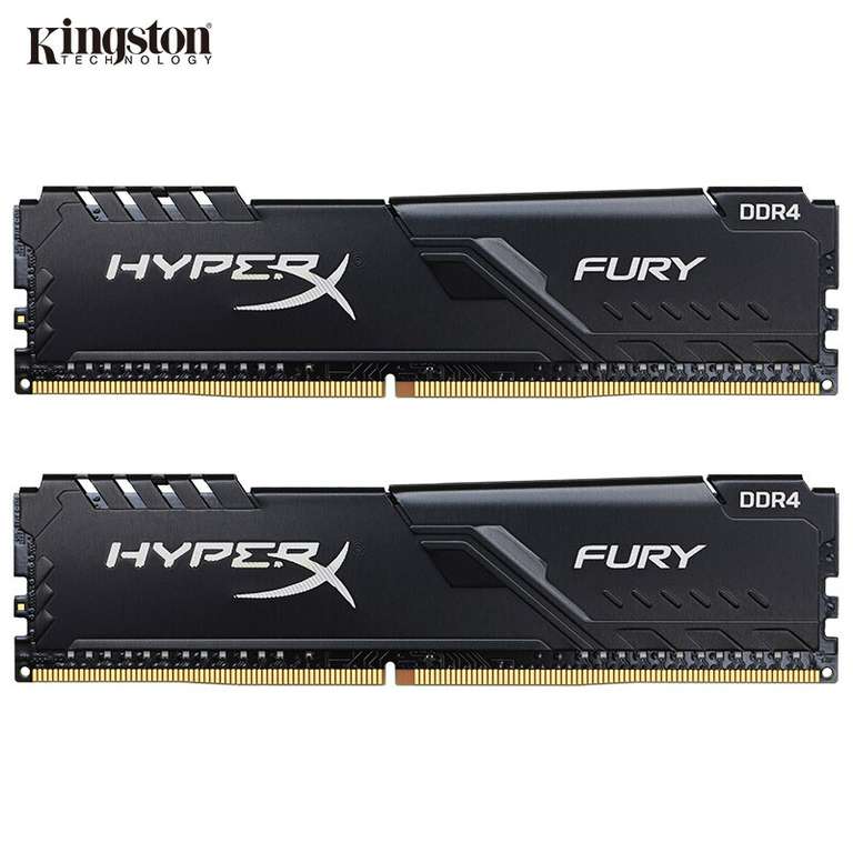 Оперативная память Kingston HyperX FURY DDR4, 2х16ГБ, 3600 МГц, CL 16
