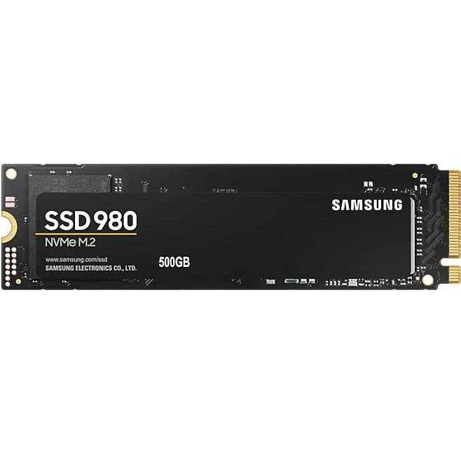 SSD накопитель Samsung 980 M.2 2280 500 ГБ (MZ-V8V500BW) (возврат 1470 бонусов при оплате SberPay)