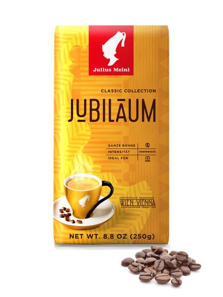 Кофе в зернах Julius Meinl Jubilaum, 250 г (средняя обжарка)