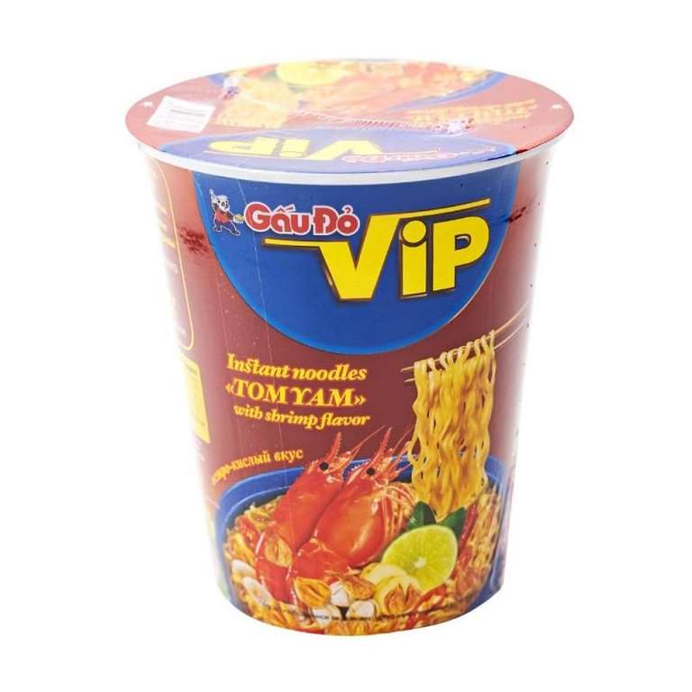 Лапша быстрого приготовления "Том Ям" со вкусом креветки, GauDo VIP