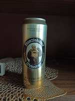 Пиво светлое FRANZISKANER Premium Hefe-Weissbier пшеничное нефильтрованное пастеризованное 5%, 0.45л, Россия
