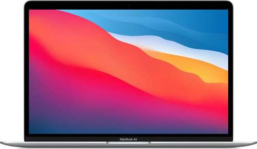 Apple MacBook Air, Apple M1 RAM 8 ГБ, SSD 256 ГБ, Apple M1 серебристый, Английская клавиатура