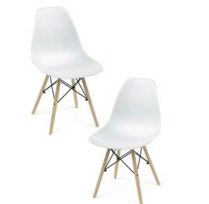 Комплект стульев 2 шт. RIDBERG DSW EAMES, белый