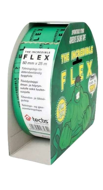Монтажная клейкая лента Tectis The Incredible Flex 50mmx25m